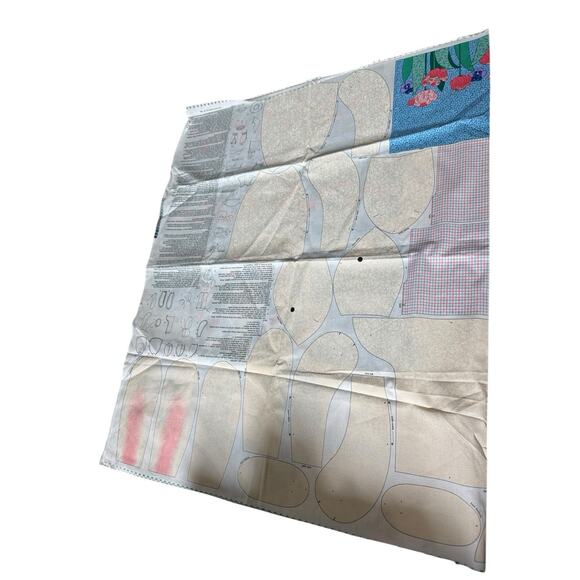 VTG Cranston VIP Bunny Sue Cut & Sew Fabric Panel Doll 23” Stuffed Animal Craft - Picture 4 of 5